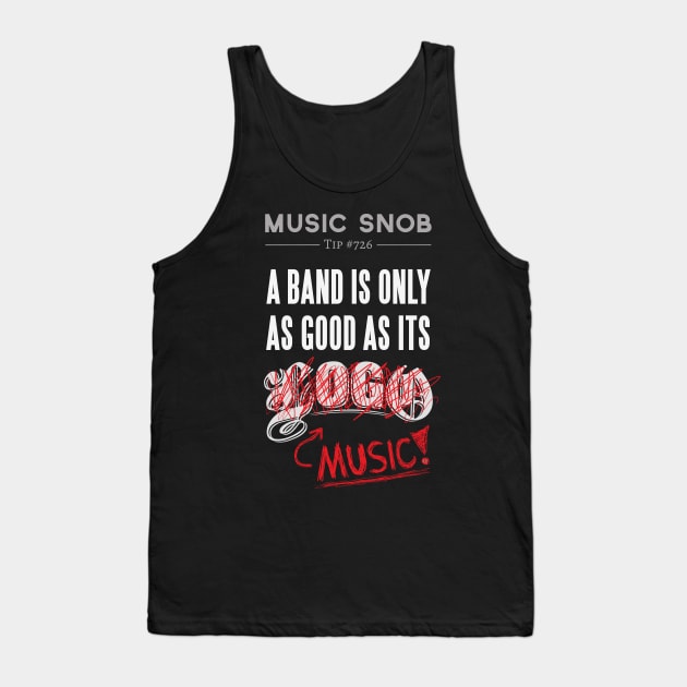 Logo vs. Music Tank Top by ElizabethOwens